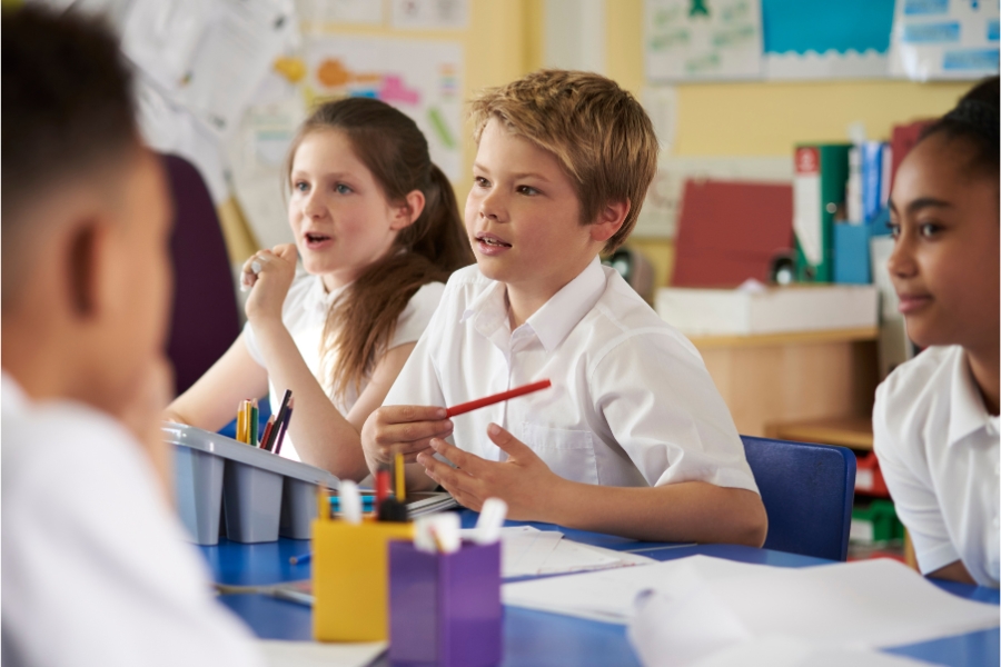children in class